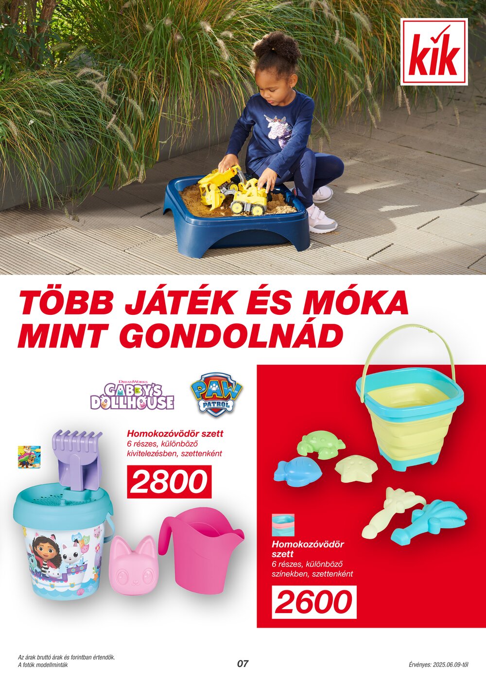 KIK akciós újság 2025.06.09-től - 7. oldal.