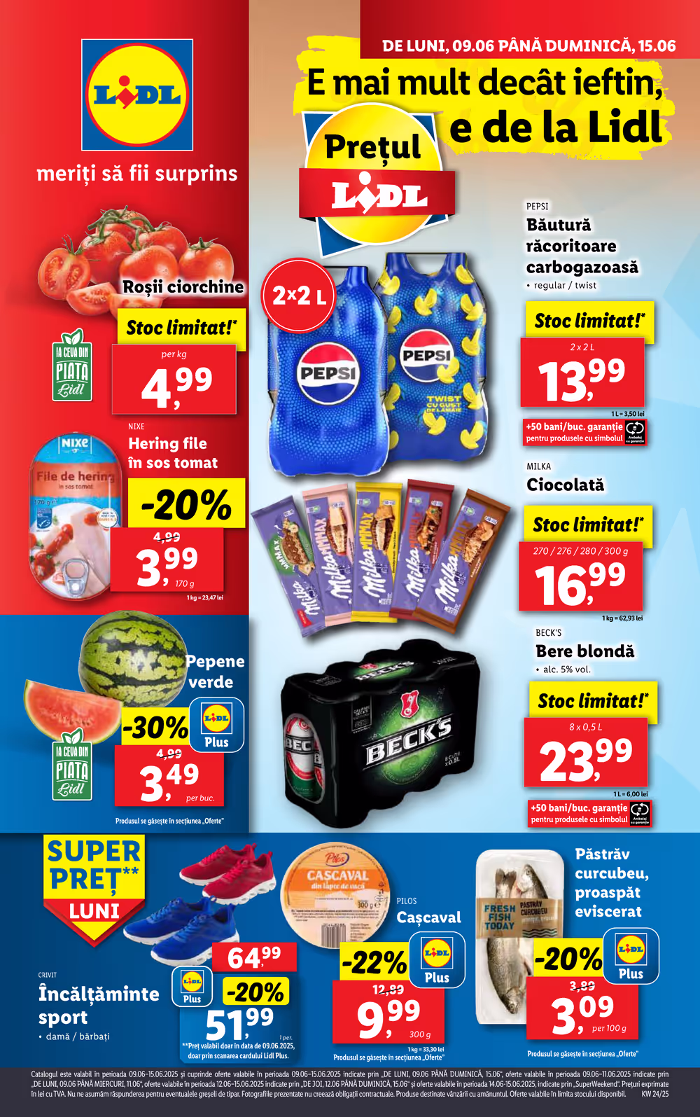 Lidl akciós újság 2025.06.09-től - 1. oldal.