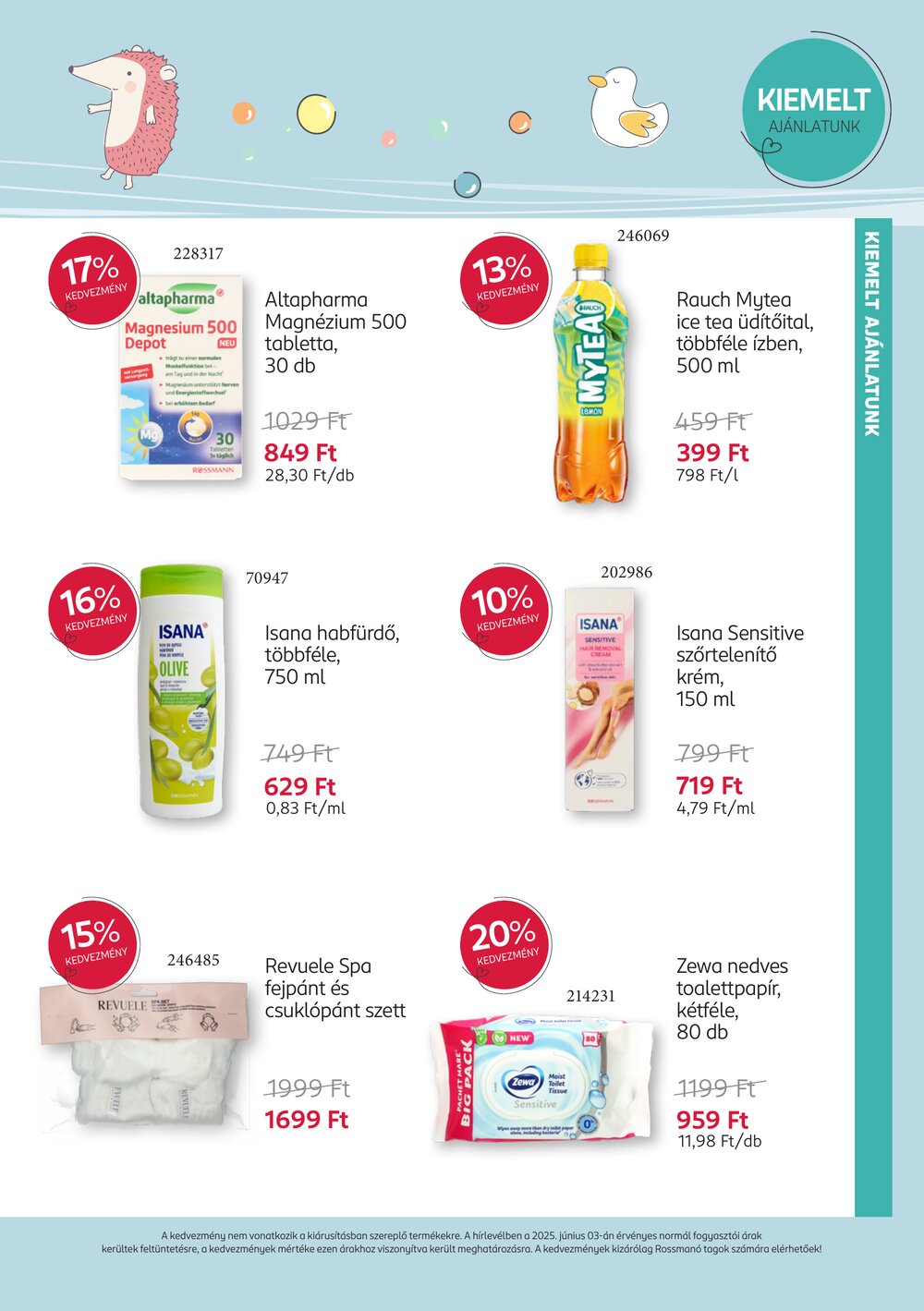 Rossmann akciós újság 2025.06.09-től - 3. oldal.