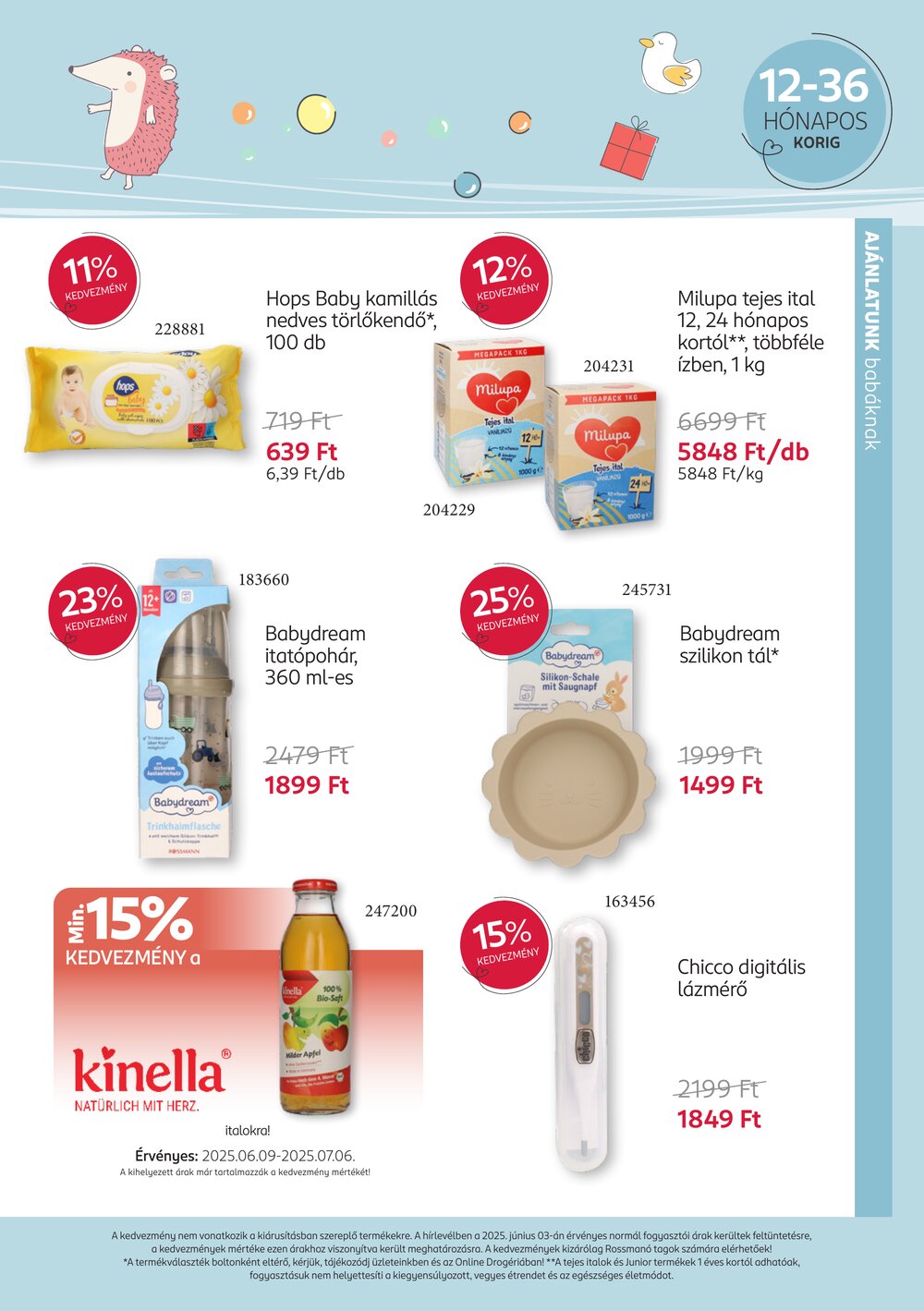Rossmann akciós újság 2025.06.09-től - 9. oldal.