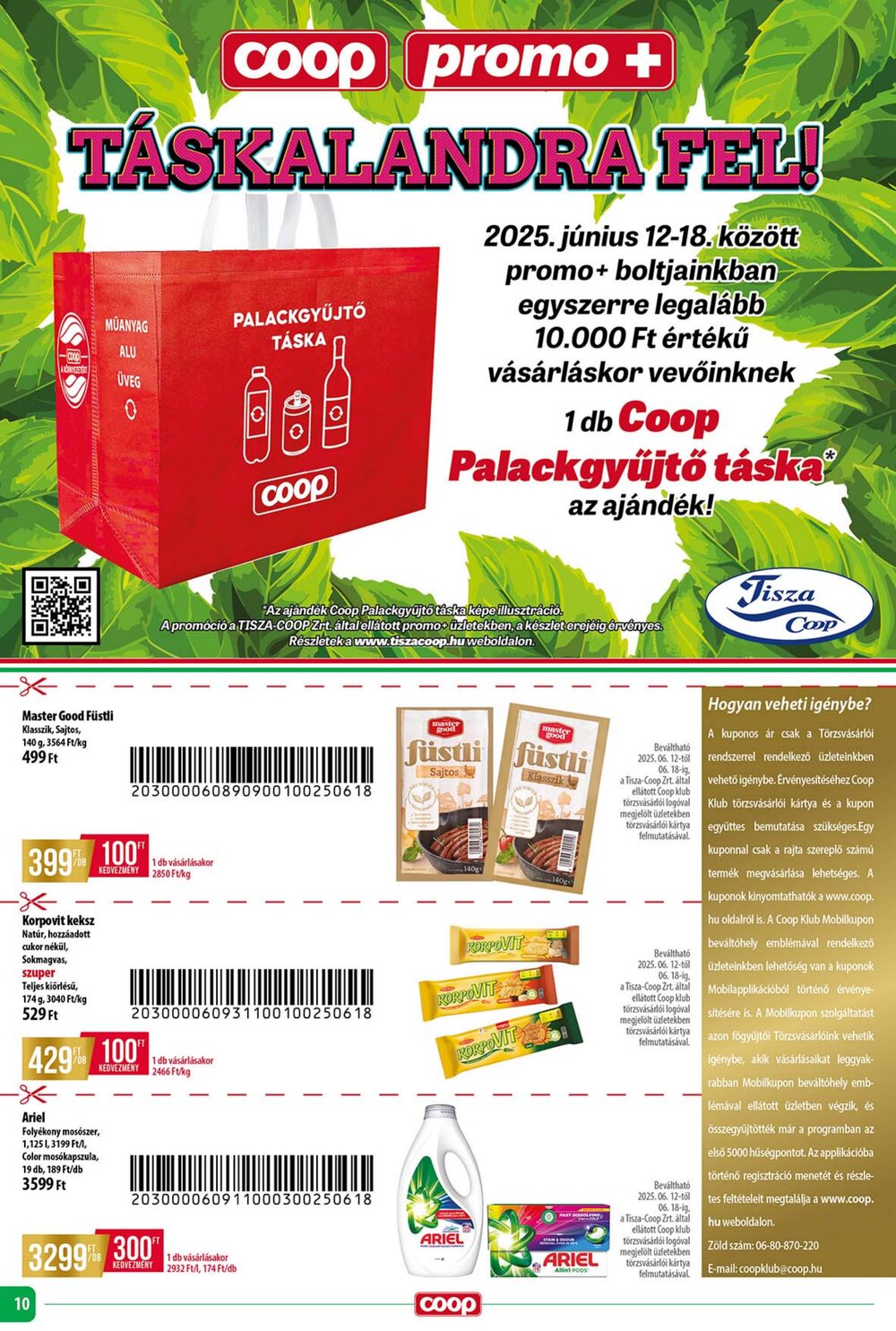 Coop akciós újság 2025.06.11-től - 10. oldal.