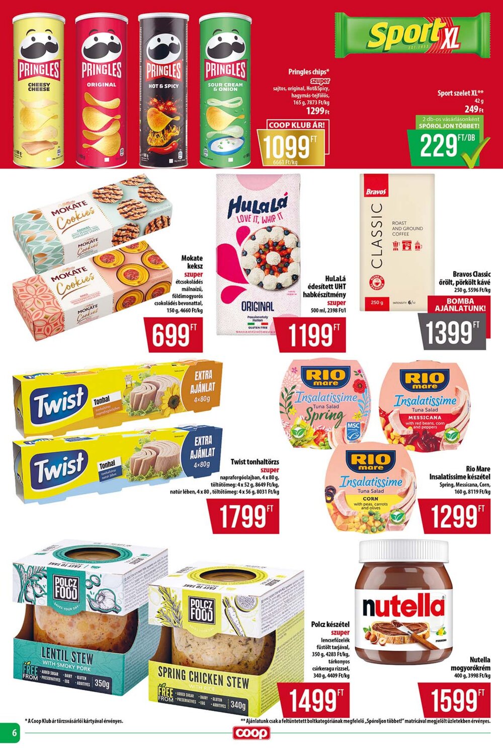 Coop akciós újság 2025.06.11-től - 6. oldal.