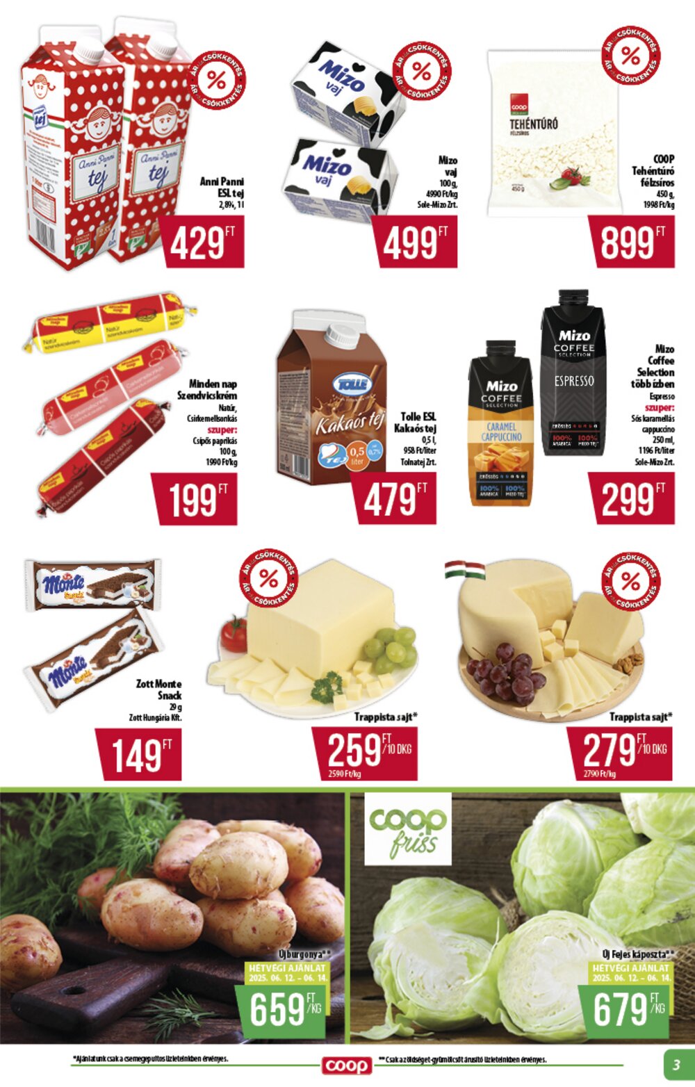 Coop akciós újság 2025.06.11-től - 3. oldal.