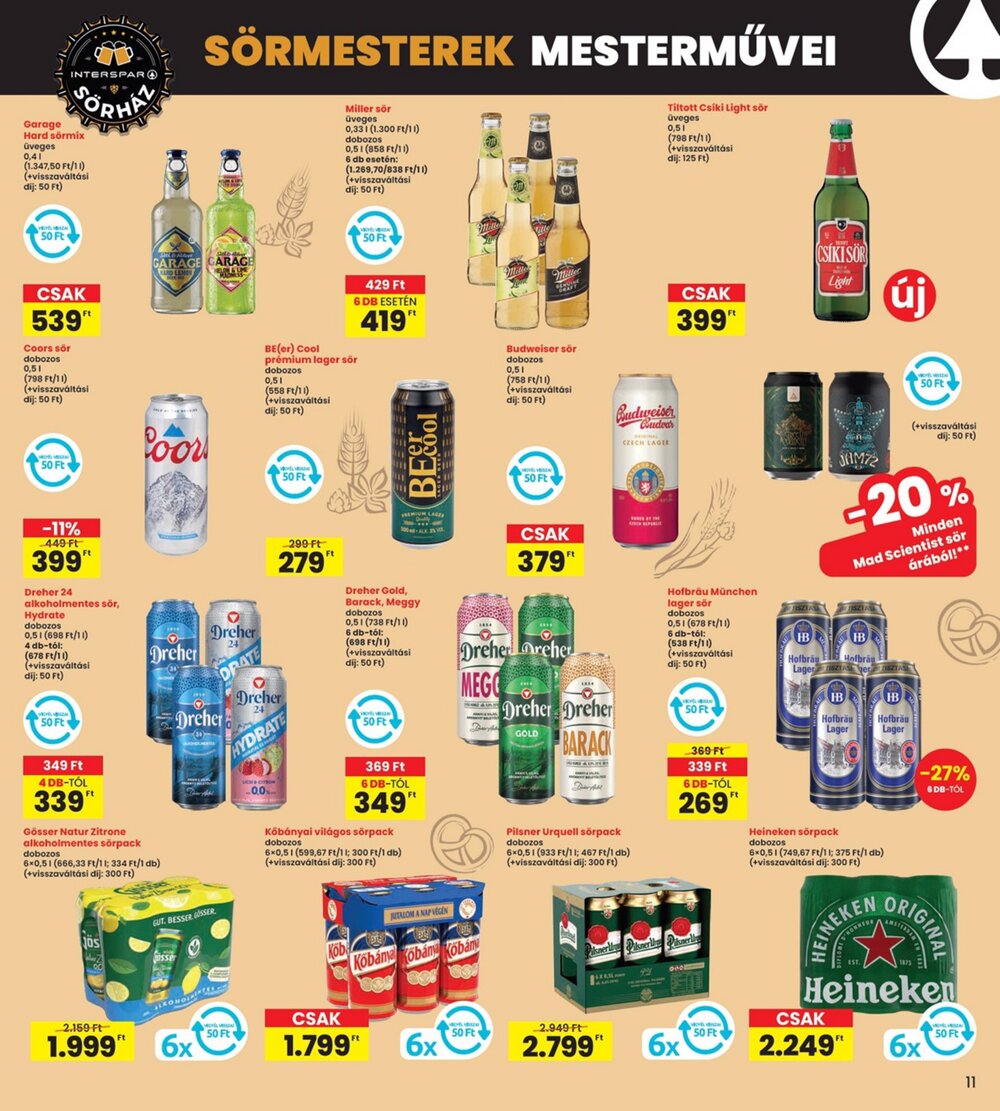 Interspar akciós újság 2025.06.12-től - 11. oldal.