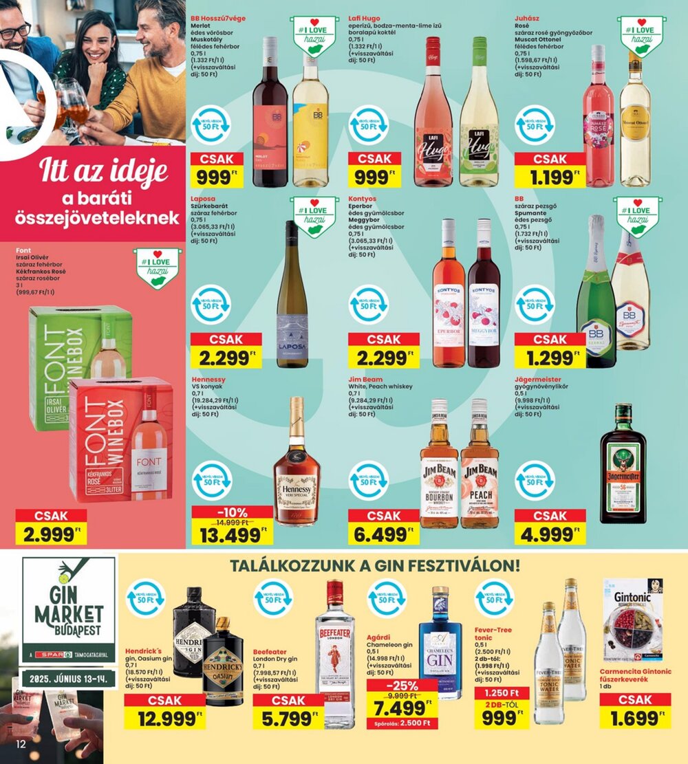 Interspar akciós újság 2025.06.12-től - 12. oldal.
