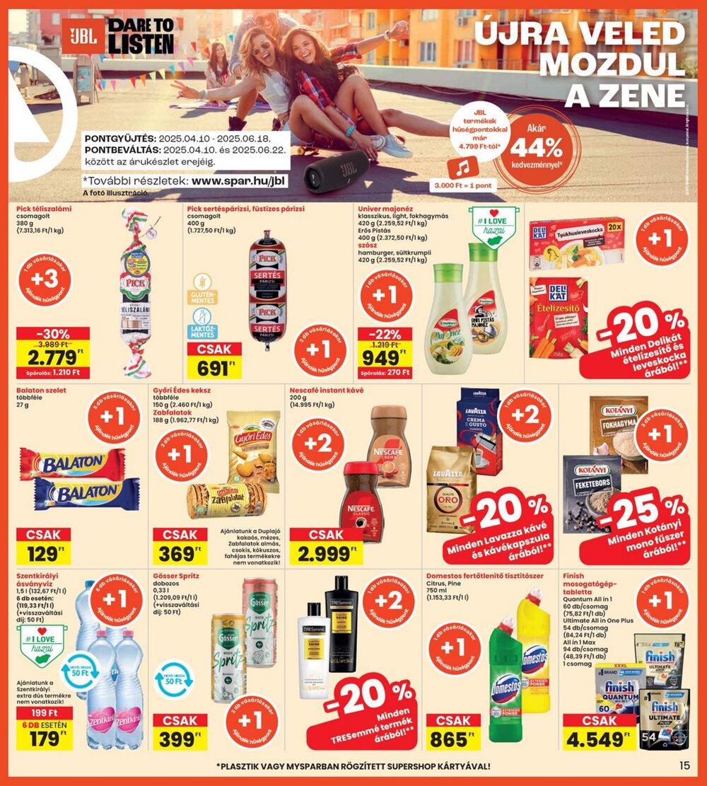 Interspar akciós újság 2025.06.12-től - 15. oldal.