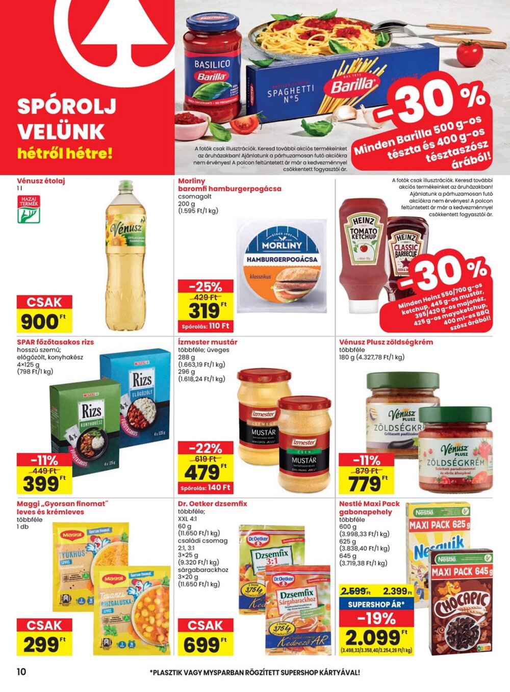 Spar akciós újság 2025.06.12-től - 10. oldal.