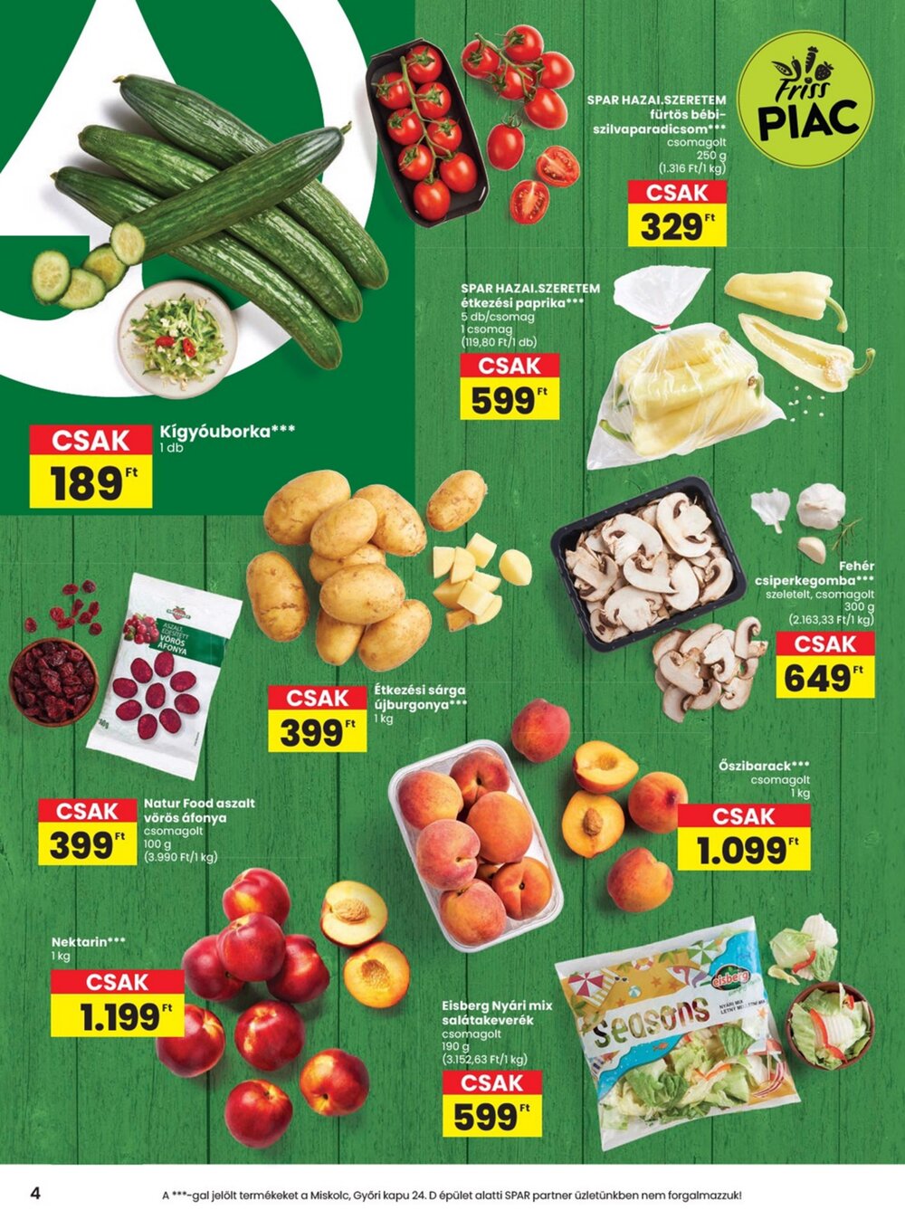 Spar akciós újság 2025.06.12-től - 4. oldal.