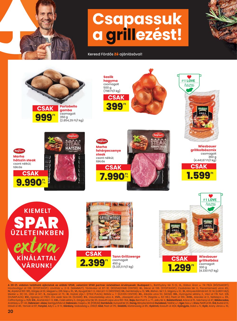 Spar Extra akciós újság 2025.06.12-től - 1. oldal.