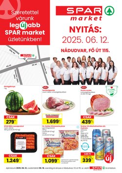 Spar Market akciós újság 2025.06.12-től