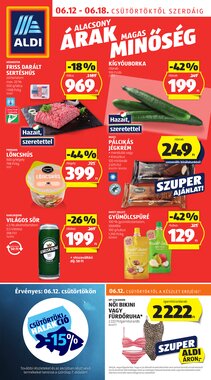 Aldi akciós újság 2025.06.12-től