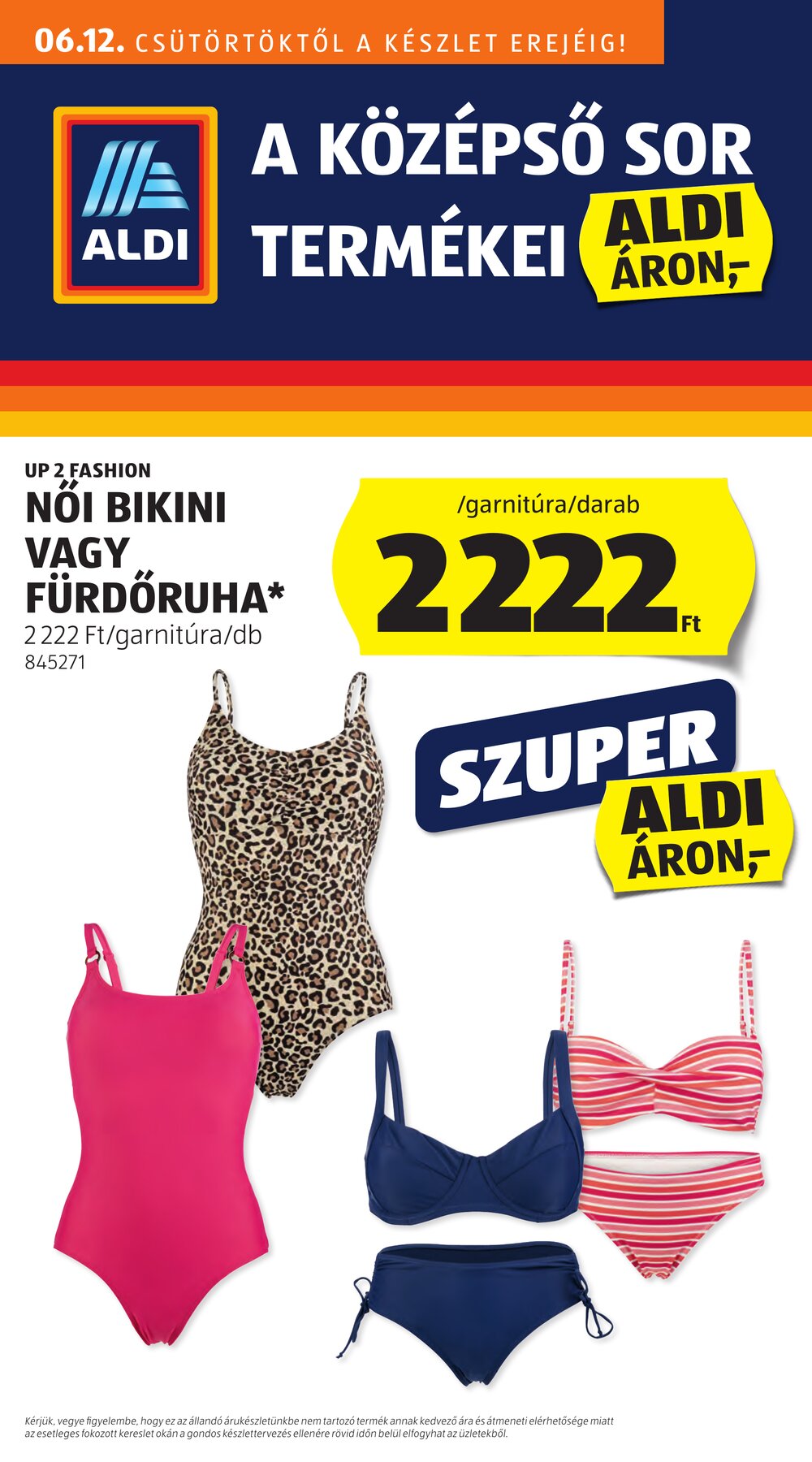 Aldi akciós újság 2025.06.12-től - 1. oldal.