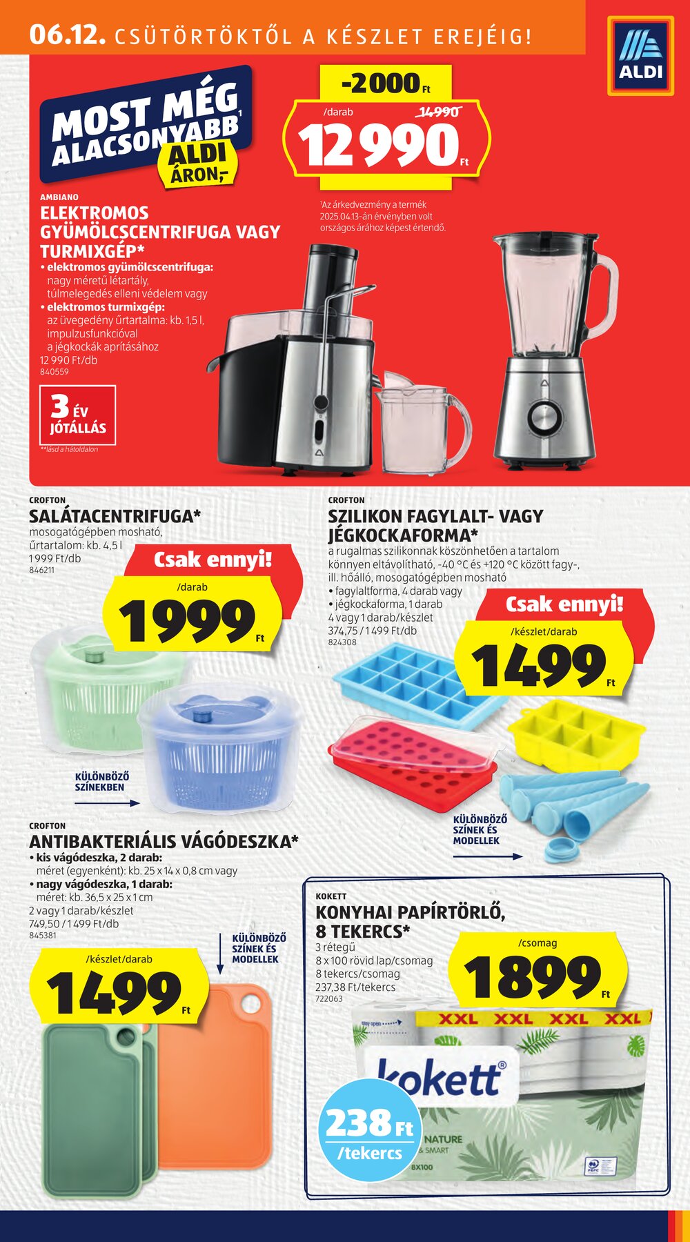 Aldi akciós újság 2025.06.12-től - 7. oldal.