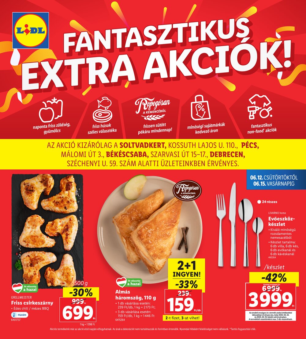 Lidl akciós újság 2025.06.12-től - 1. oldal.