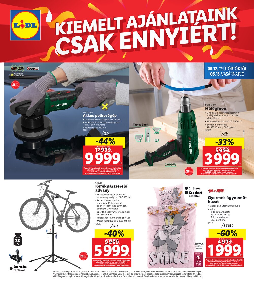 Lidl akciós újság 2025.06.12-től - 4. oldal.