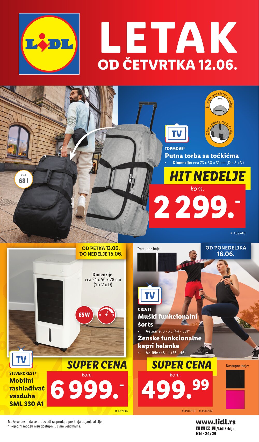 Lidl akciós újság 2025.06.12-től - 1. oldal.