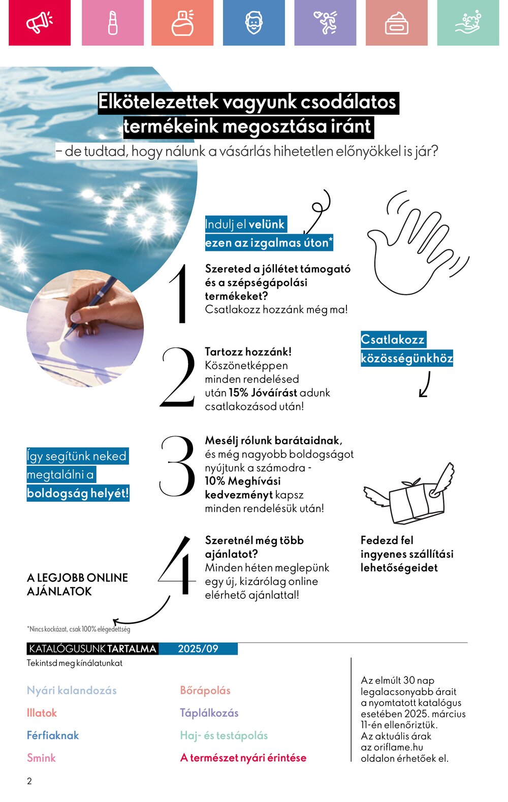 Oriflame akciós újság 2025.06.15-től - 2. oldal.