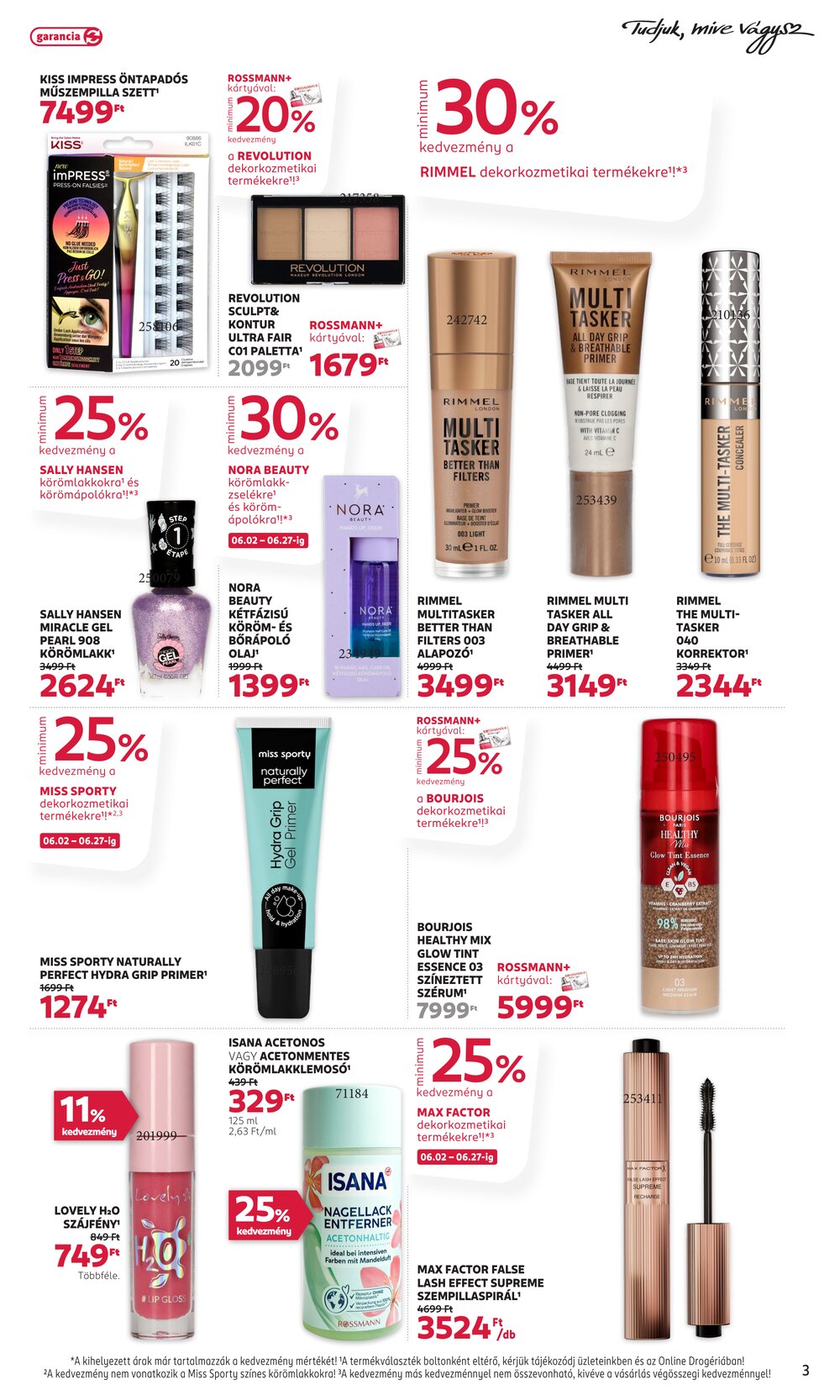 Rossmann akciós újság 2025.06.16-tól - 3. oldal.