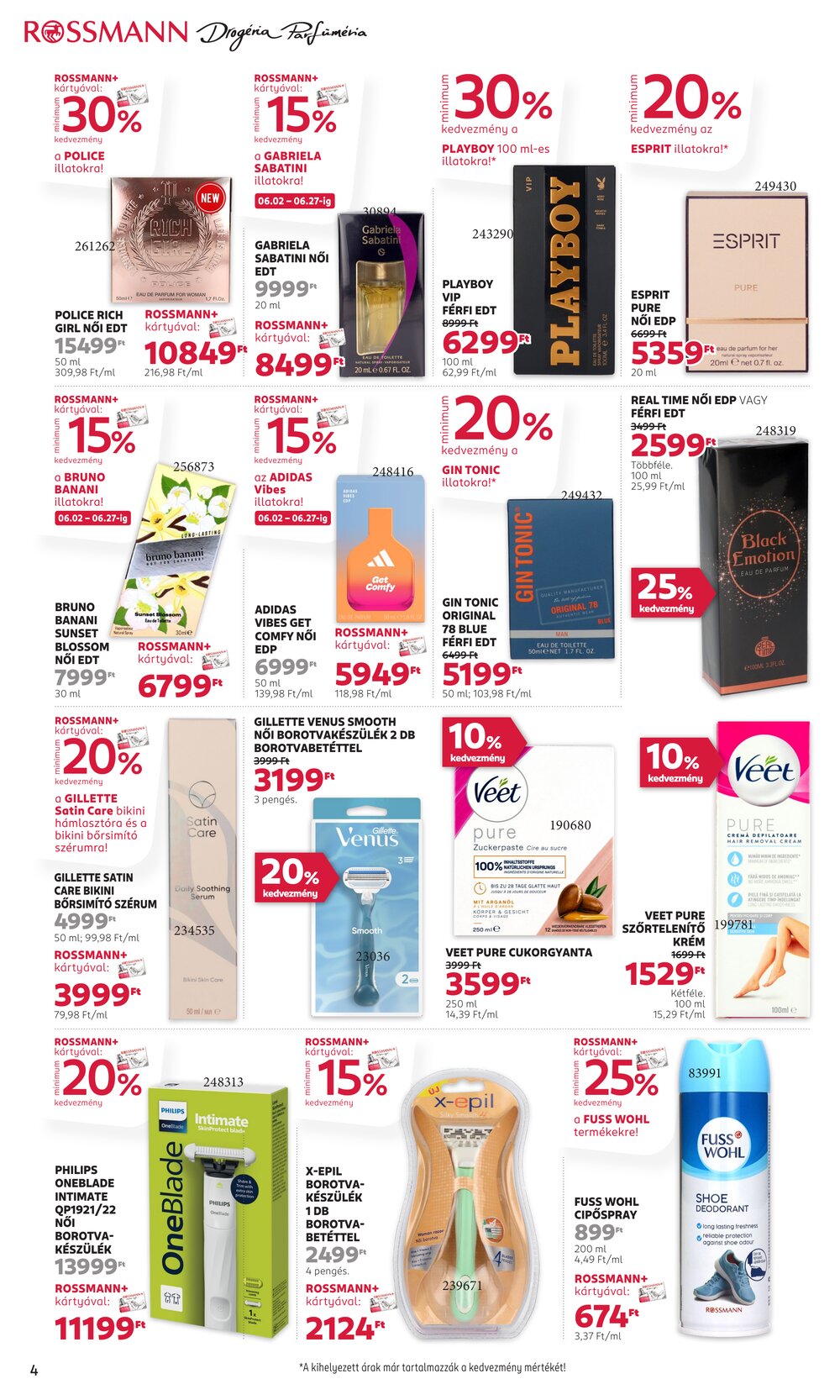 Rossmann akciós újság 2025.06.16-tól - 4. oldal.