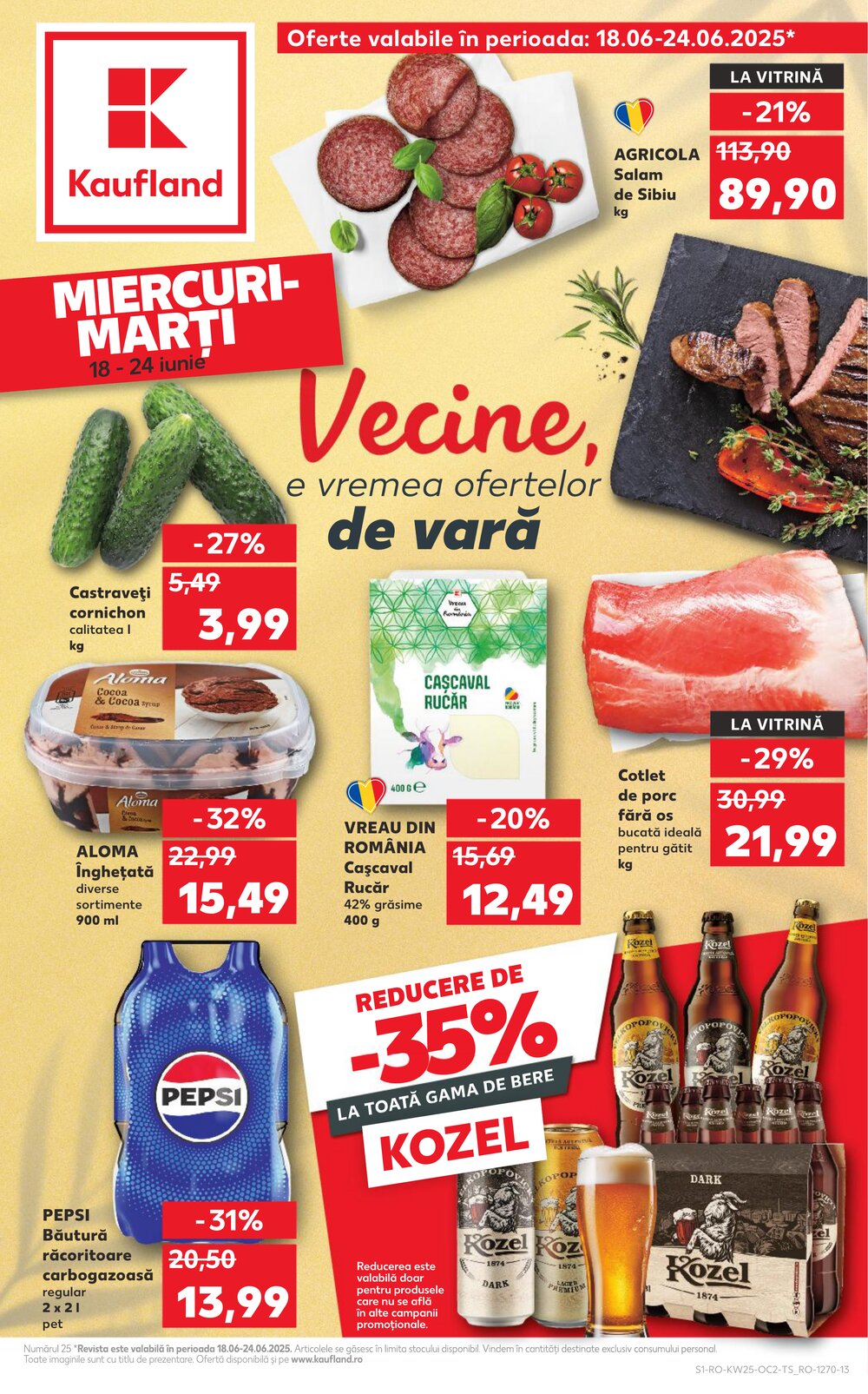 Kaufland akciós újság 2025.06.18-tól - 1. oldal.