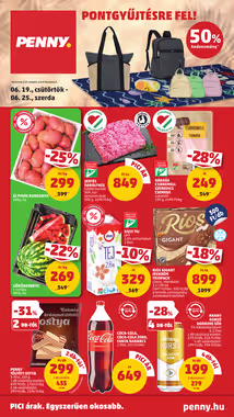 Penny Market akciós újság 2025.06.19-től