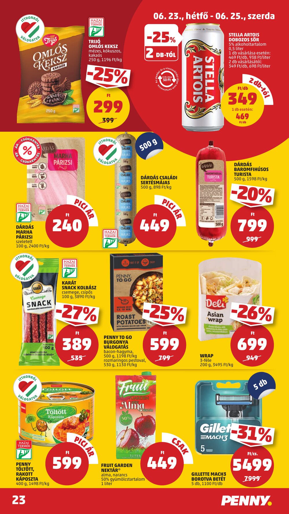 Penny Market akciós újság 2025.06.19-től - 26. oldal.