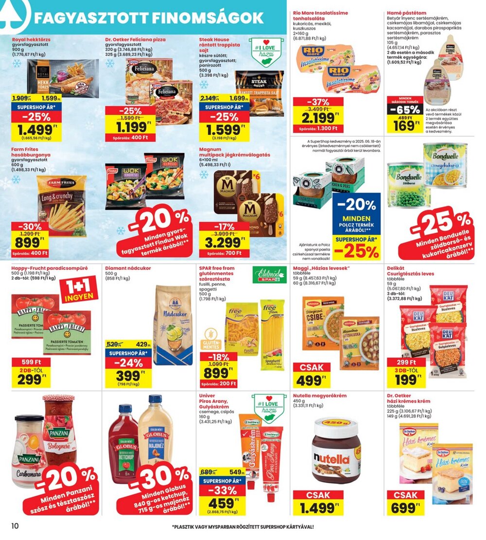 Interspar akciós újság 2025.06.19-től - 10. oldal.