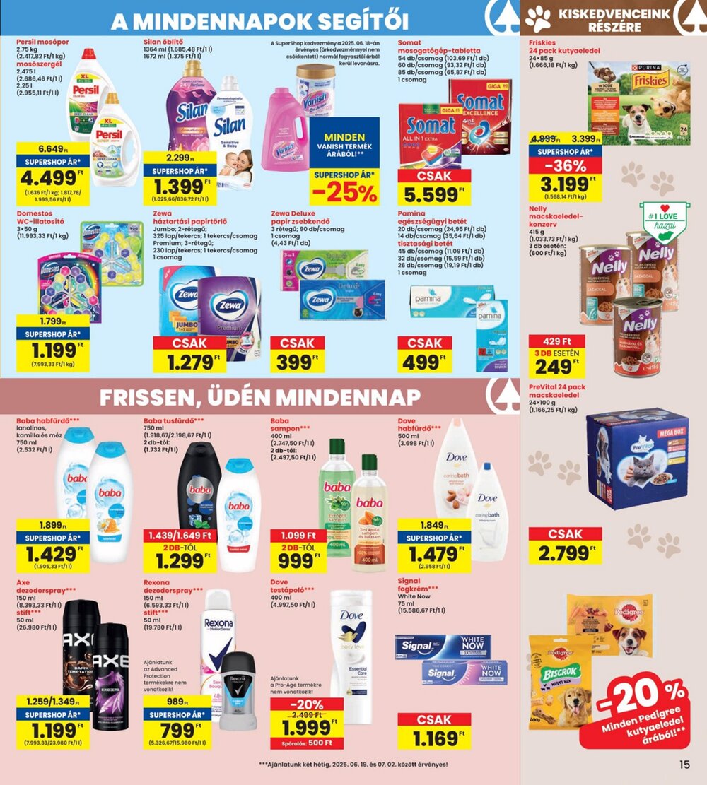 Interspar akciós újság 2025.06.19-től - 15. oldal.