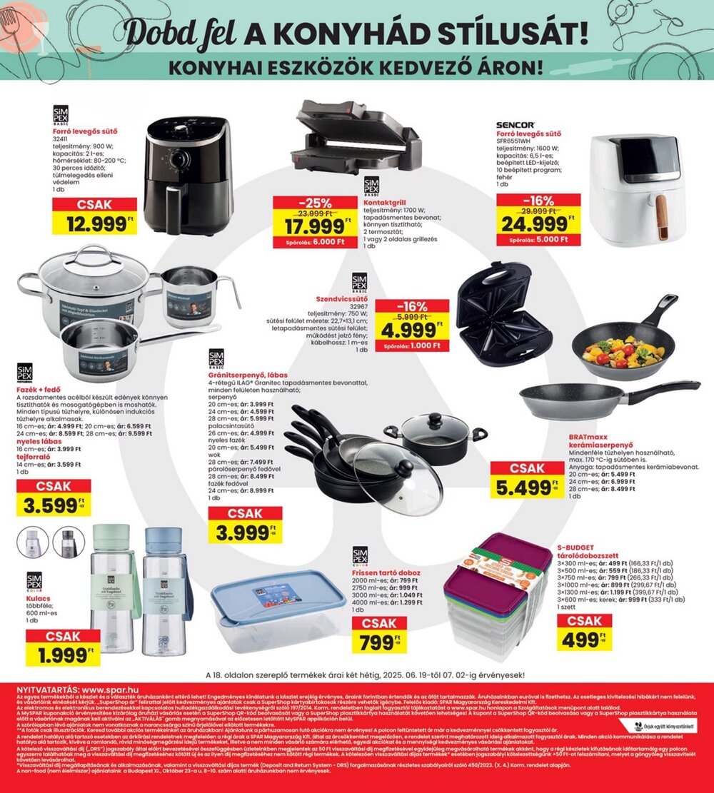 Interspar akciós újság 2025.06.19-től - 18. oldal.