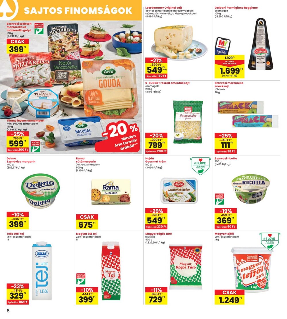 Interspar akciós újság 2025.06.19-től - 8. oldal.