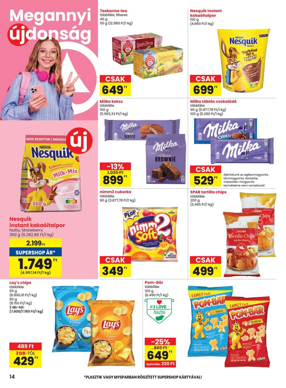 Spar akciós újság 2025.06.19-től - 14. oldal.