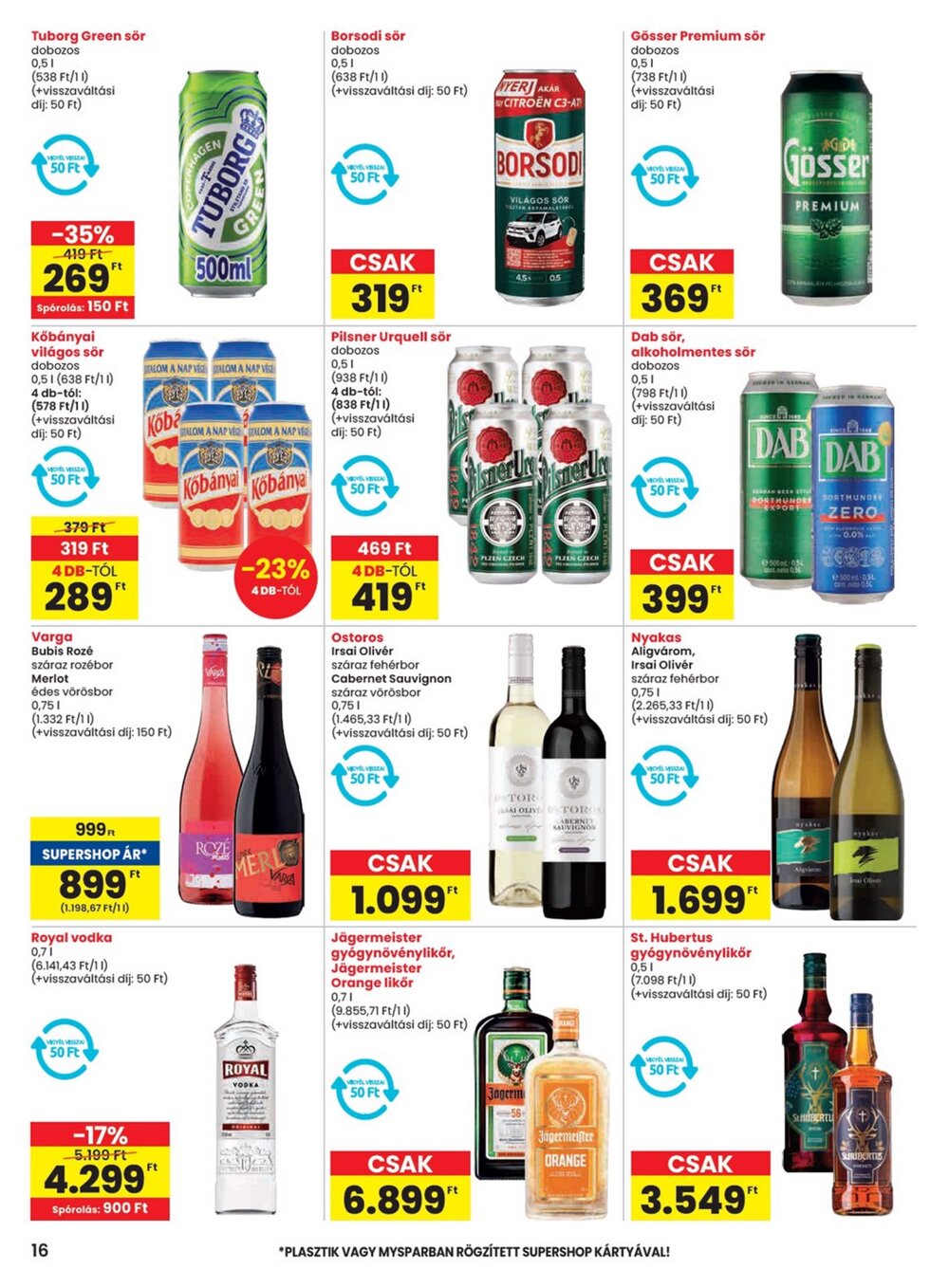 Spar akciós újság 2025.06.19-től - 16. oldal.