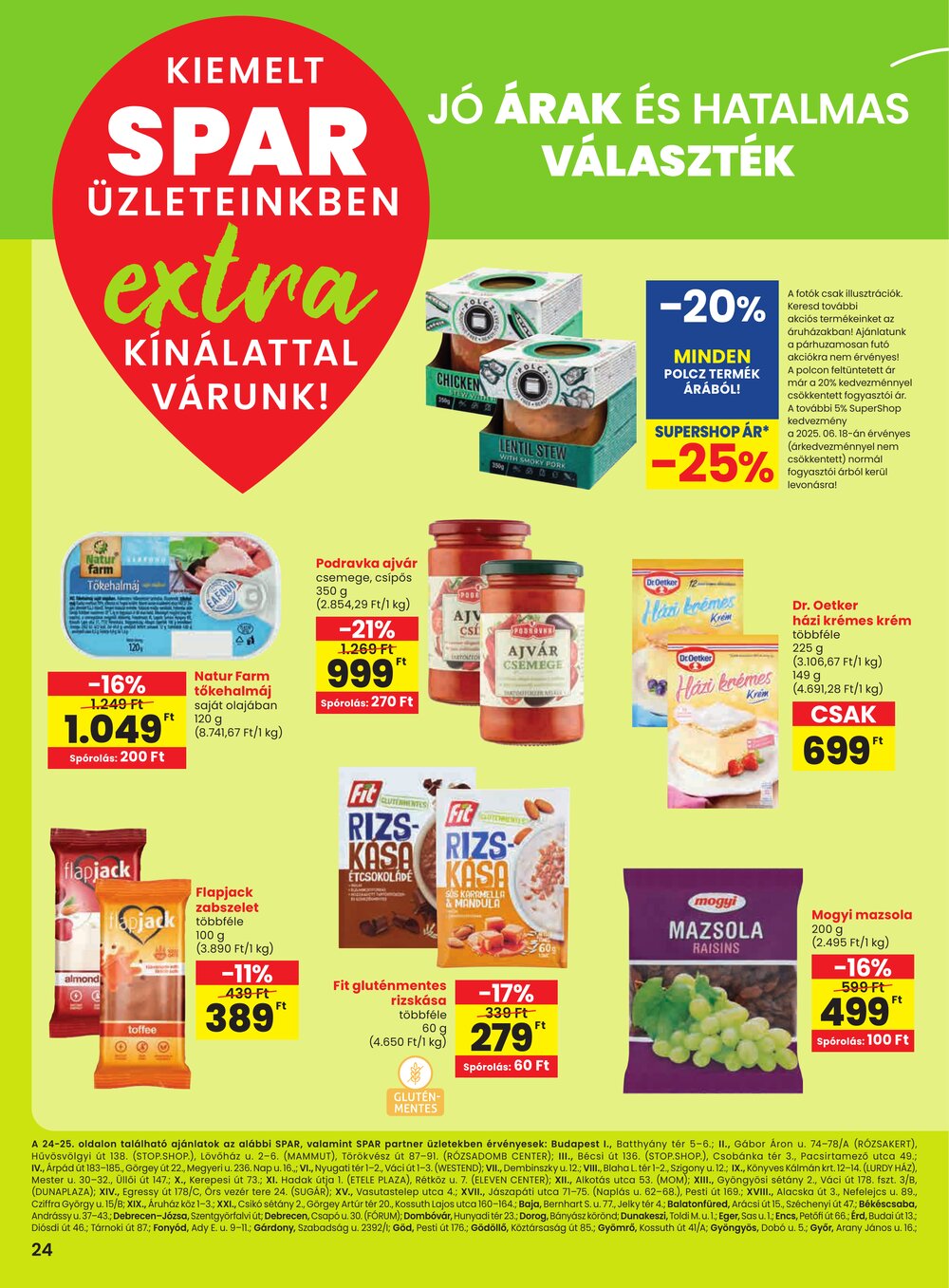 Spar Extra akciós újság 2025.06.19-től - 5. oldal.