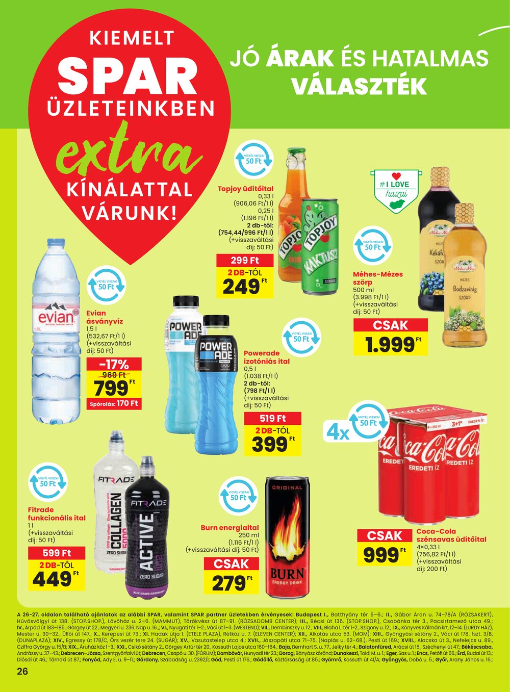 Spar Extra akciós újság 2025.06.19-től - 7. oldal.
