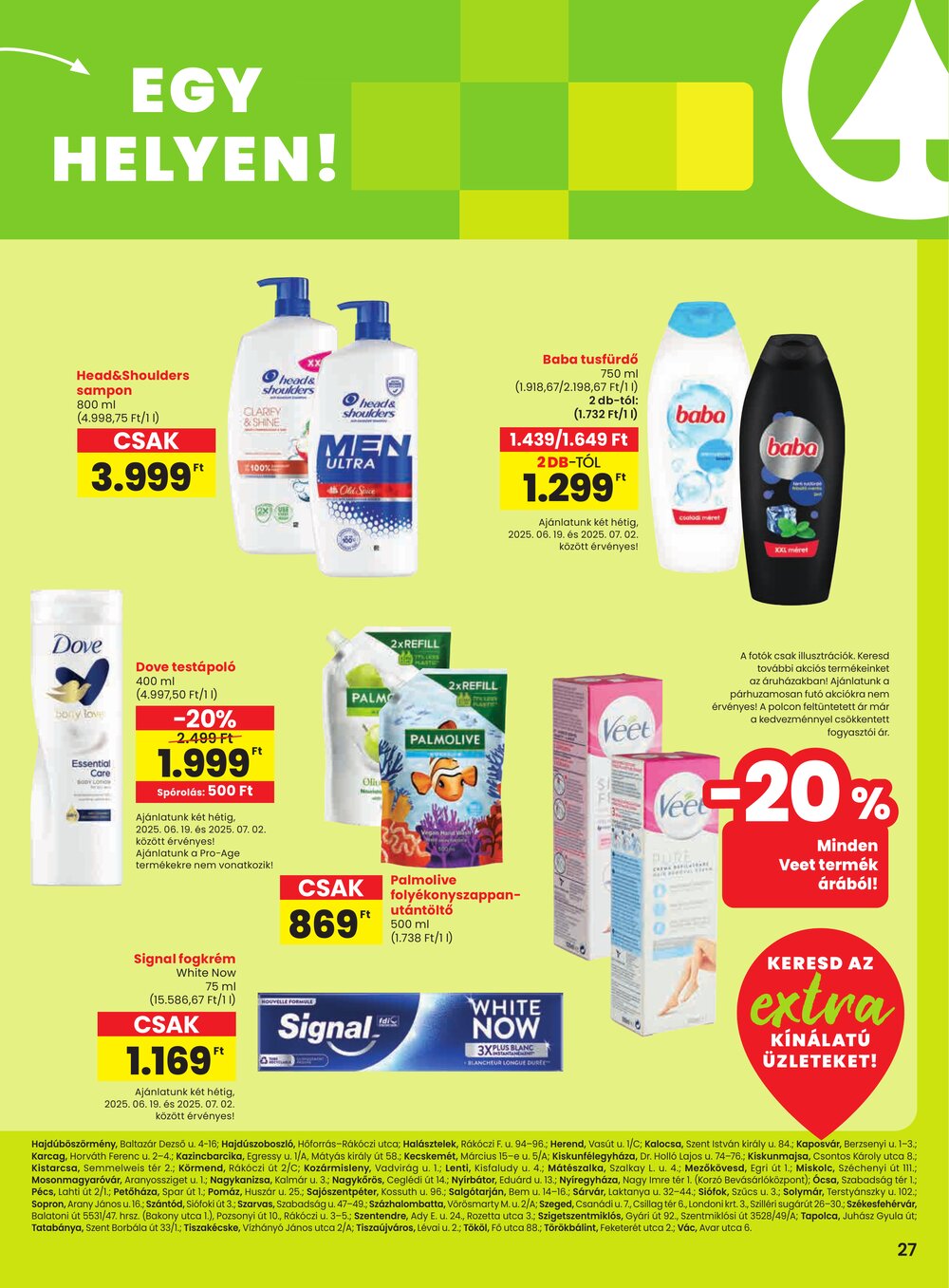 Spar Extra akciós újság 2025.06.19-től - 8. oldal.