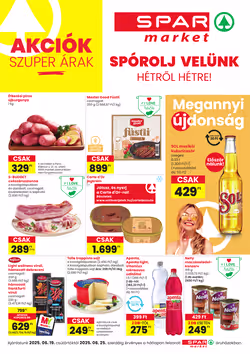 Spar Market akciós újság 2025.06.19-től