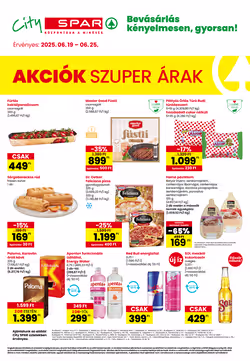 Spar akciós újság 2025.06.19-től