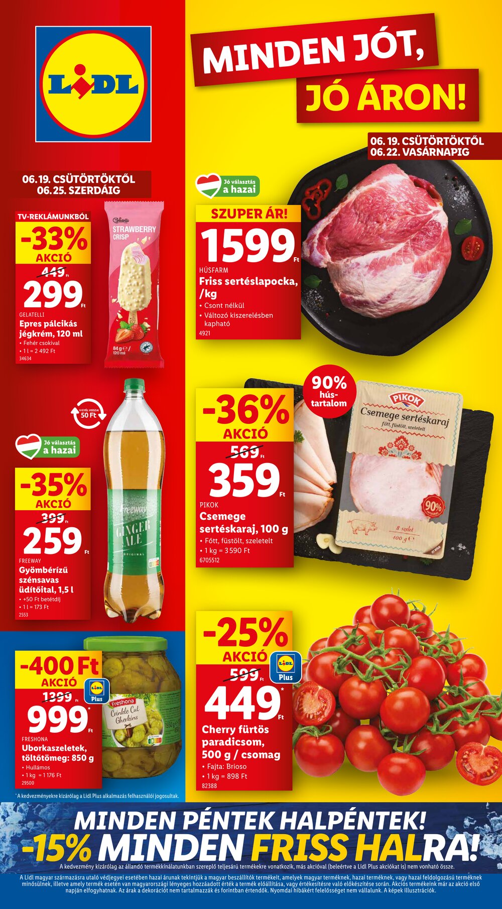 Lidl akciós újság 2025.06.19-től - 1. oldal.