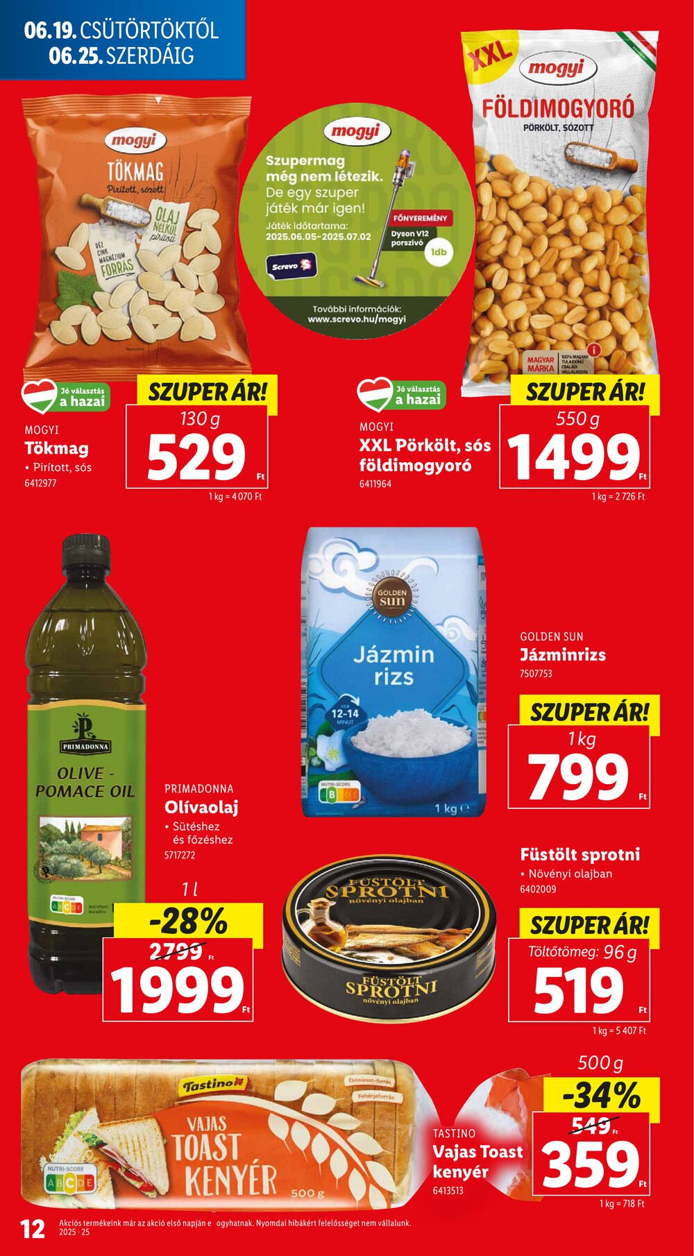 Lidl akciós újság 2025.06.19-től - 12. oldal.