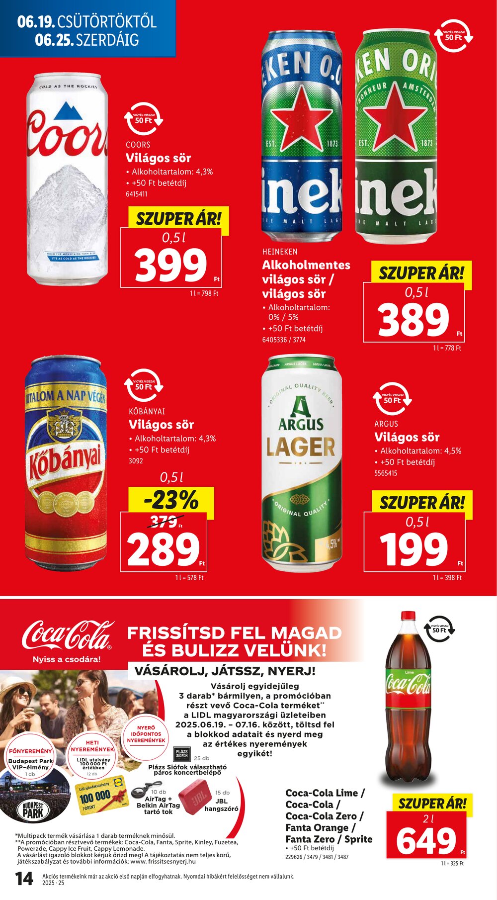 Lidl akciós újság 2025.06.19-től - 14. oldal.