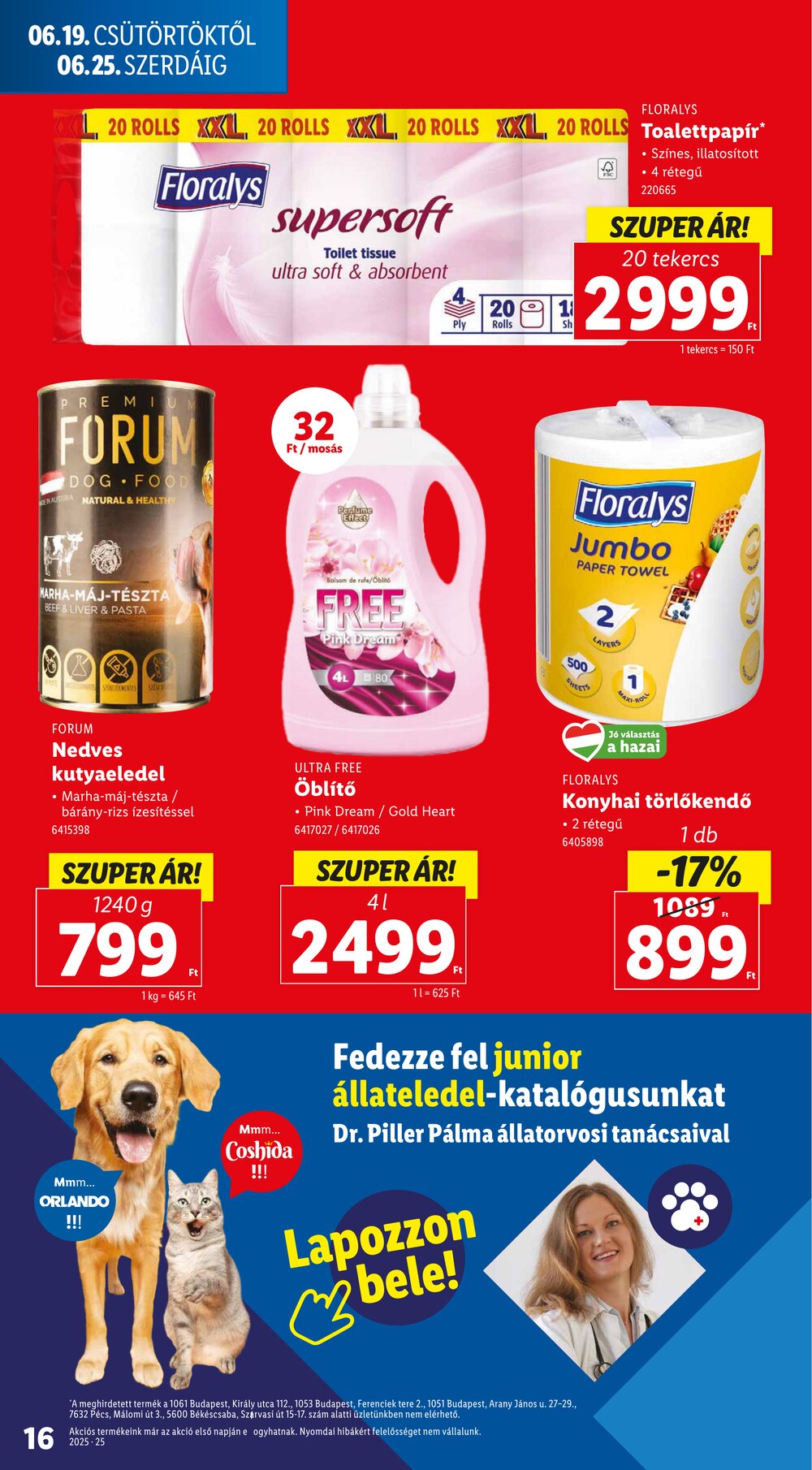 Lidl akciós újság 2025.06.19-től - 16. oldal.