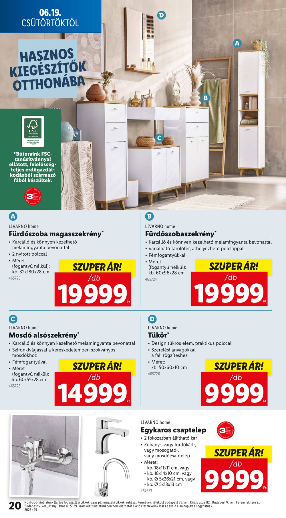 Lidl akciós újság 2025.06.19-től - 20. oldal.