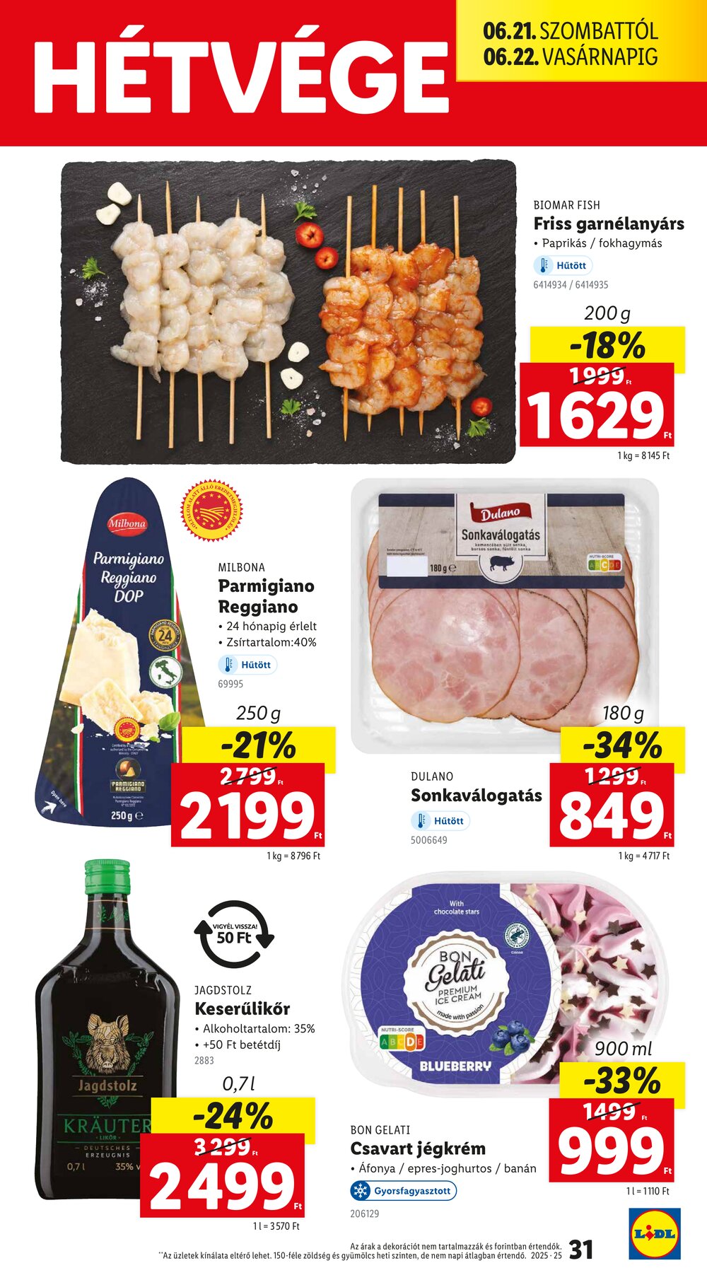 Lidl akciós újság 2025.06.19-től - 31. oldal.