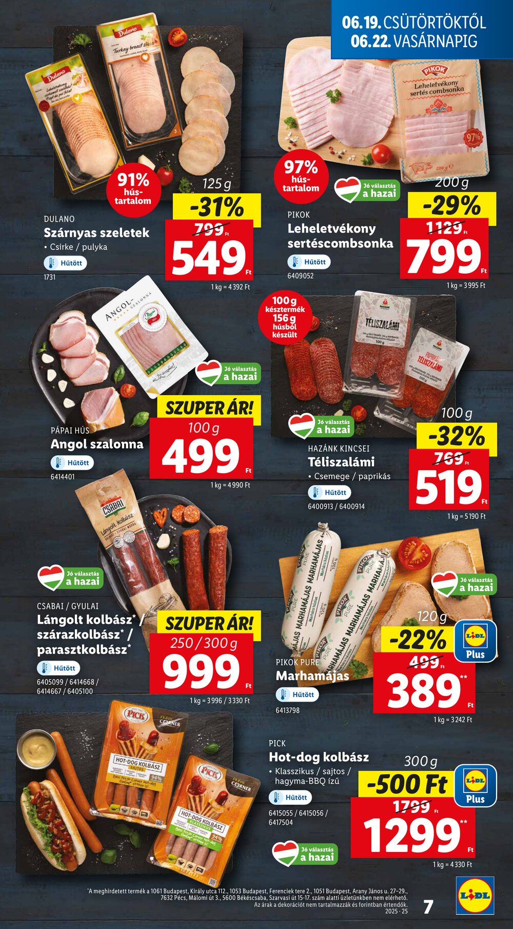 Lidl akciós újság 2025.06.19-től - 7. oldal.