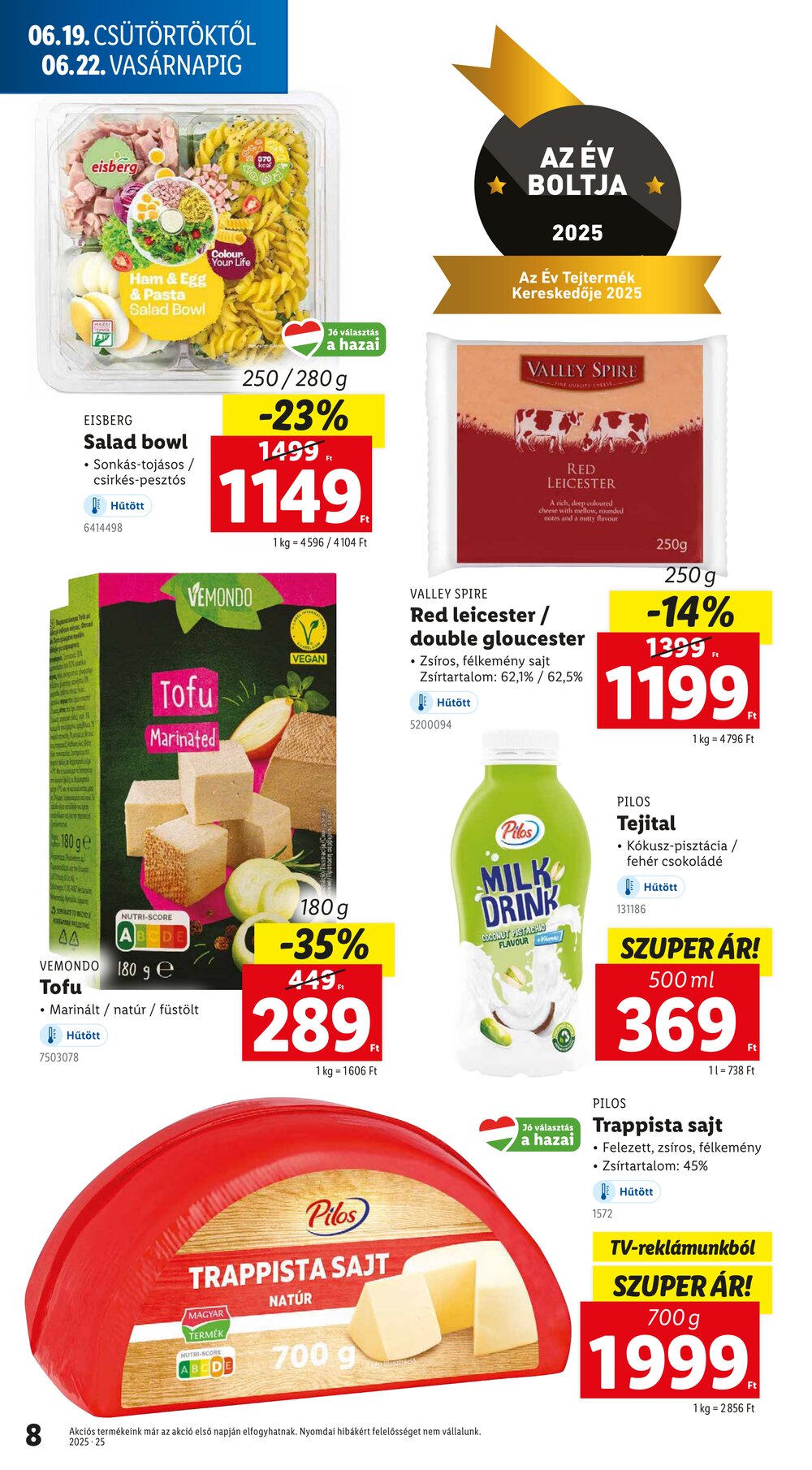 Lidl akciós újság 2025.06.19-től - 8. oldal.