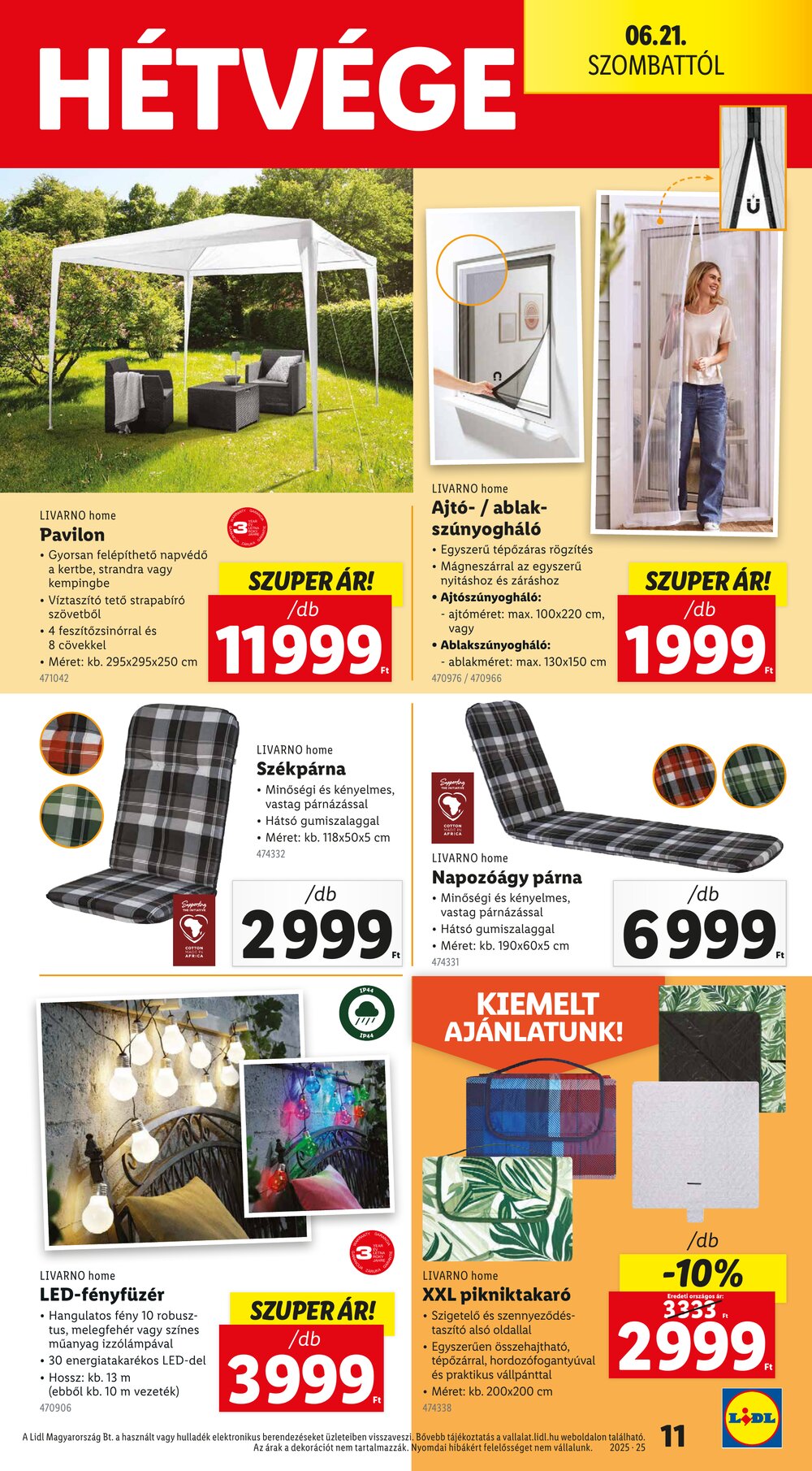 Lidl akciós újság 2025.06.19-től - 11. oldal.