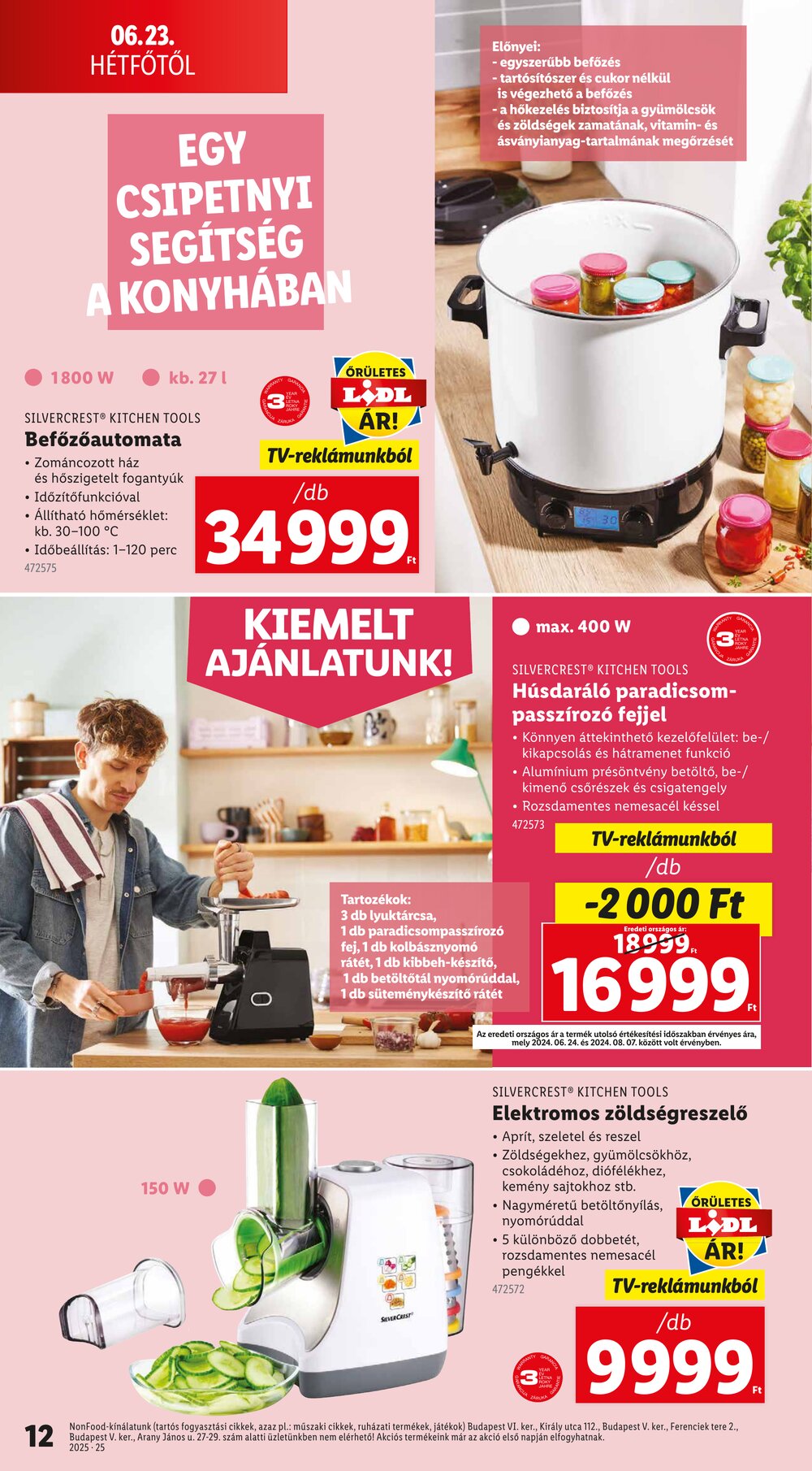 Lidl akciós újság 2025.06.19-től - 12. oldal.