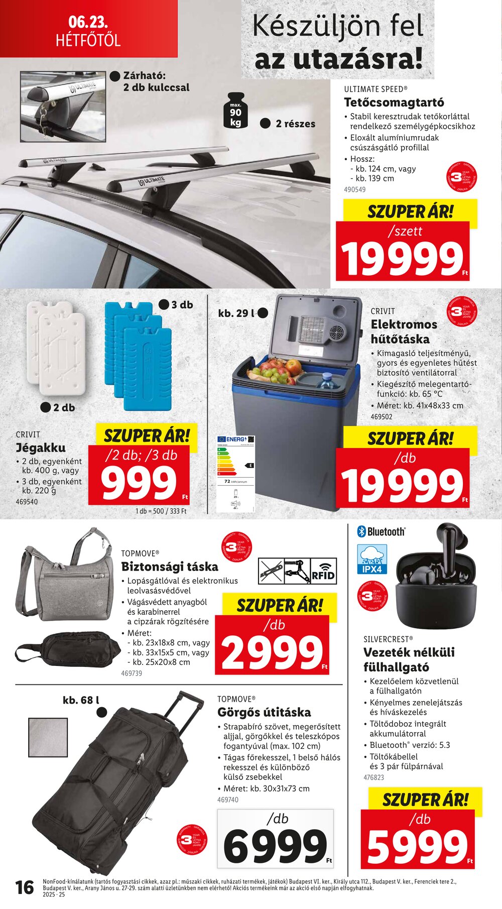 Lidl akciós újság 2025.06.19-től - 16. oldal.