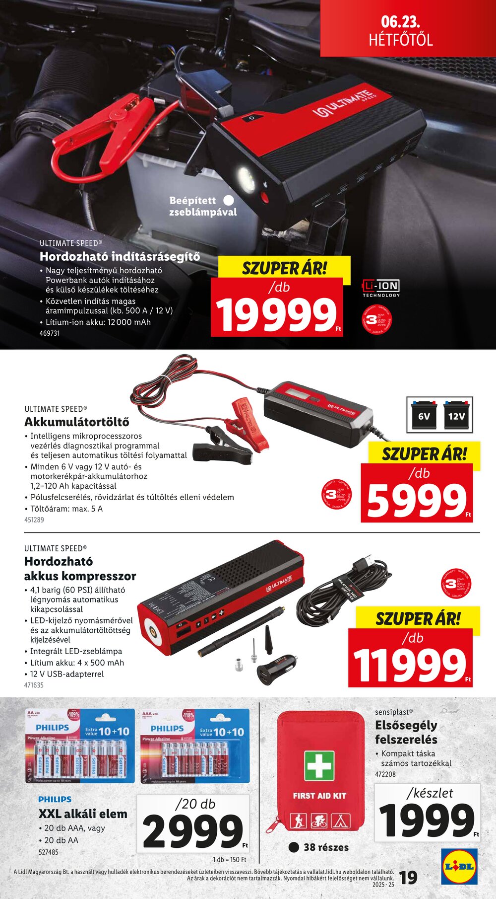Lidl akciós újság 2025.06.19-től - 19. oldal.