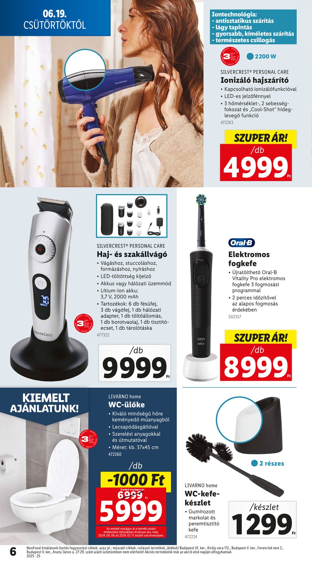 Lidl akciós újság 2025.06.19-től - 6. oldal.